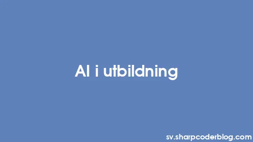 AI i utbildning - Thumbnail