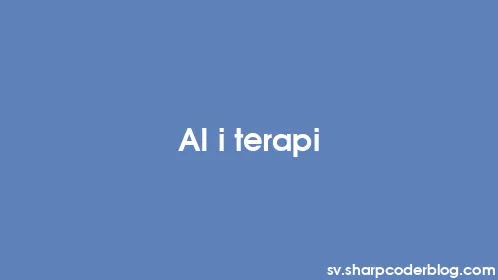 AI i terapi - Thumbnail