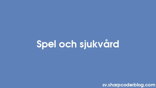 Spel och sjukvård - Thumbnail