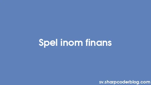 Spel inom finans - Thumbnail