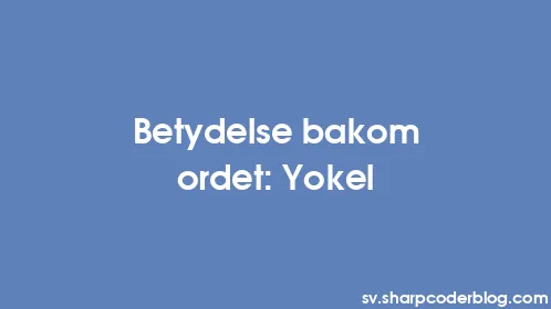 Betydelse bakom ordet: Yokel - Thumbnail