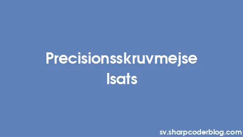 Precisionsskruvmejselsats - Thumbnail