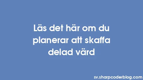 Läs det här om du planerar att skaffa delad värd - Thumbnail