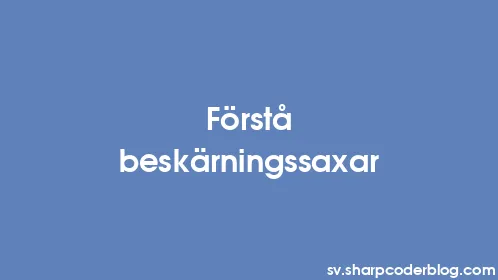 Förstå beskärningssaxar - Thumbnail