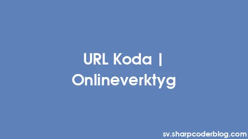 URL Koda | Onlineverktyg - Thumbnail