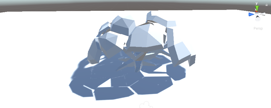 Trädmodell med standardmaterial