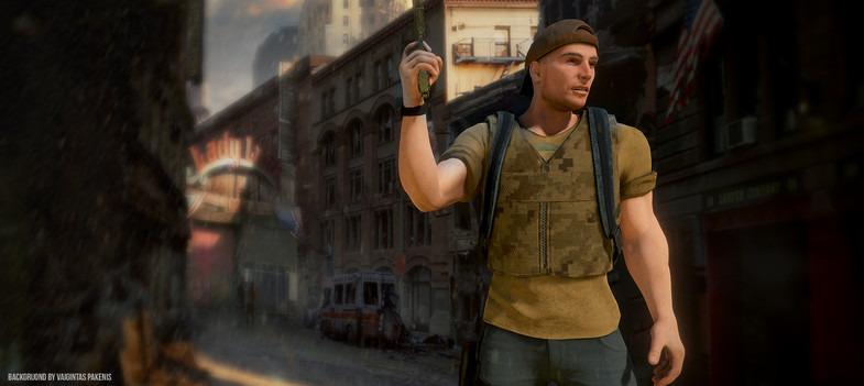 Postapokalyptisk överlevnadskaraktär