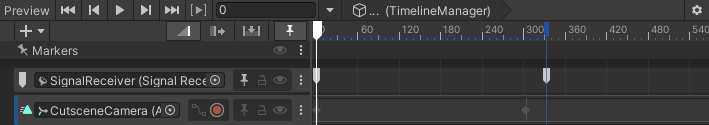 Unity Cinemachine Cutscene tidslinje
