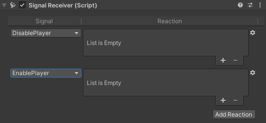 Unity Timeline Signal Lägg till reaktion
