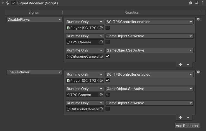 Unity Timeline Signal Reaction Setup